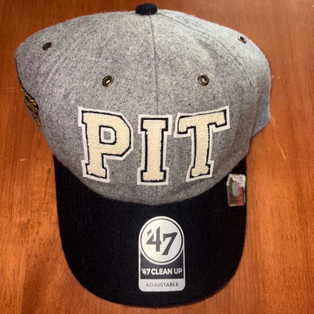 PITTSBURGH STEELERS '47 BRAND STONEY CLOVER LANE CLEAN UP BLOCK WOOL HAT
